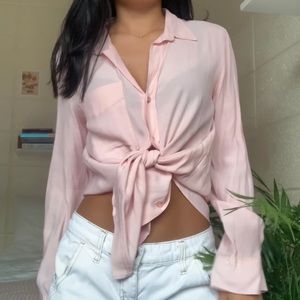 ZARA BABY PINK BLOUSE